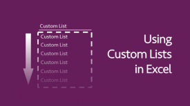 Hướng dẫn tạo danh sách tùy chỉnh (Custom List) để sắp xếp nhanh trong Excel